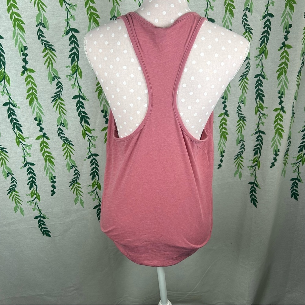 PINK Victoria’s Secret Relaxed Racerback Tank Top B3 - Picture 2 of 4